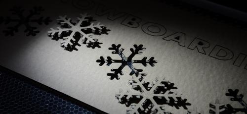 Paper laser cutting and engraving