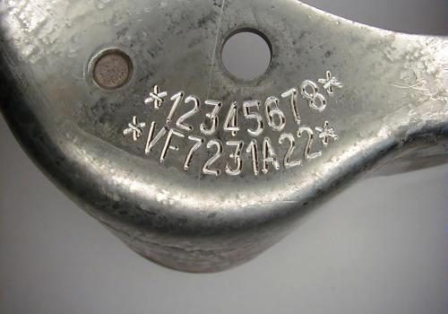  Custom Engraved Aluminum Vin Tag ID Plate : Automotive